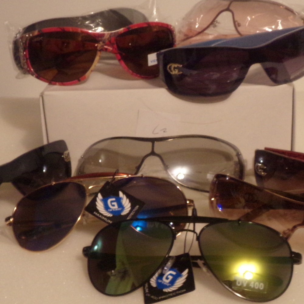 Multiple colors sunglasses